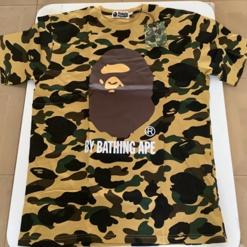 Bape Camo T-Shirt - Green and Brown